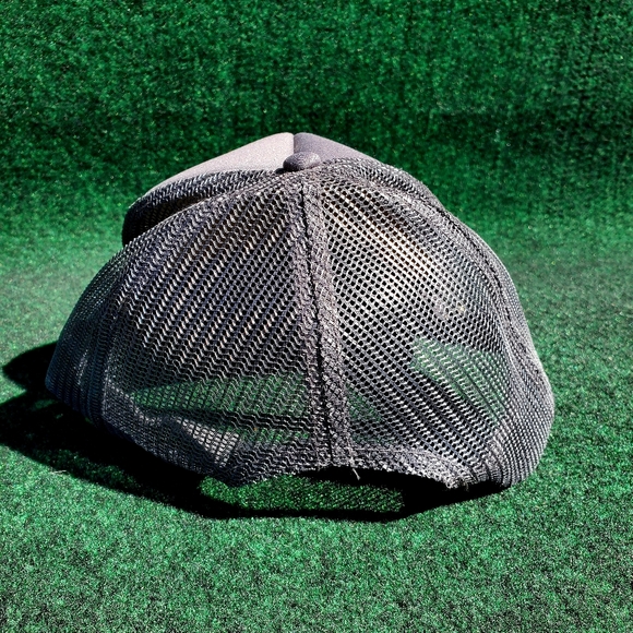 VTG Otto Trucker Cap Hat Snapback Malibu California Gray Adjustable Myanmar - Picture 5 of 9